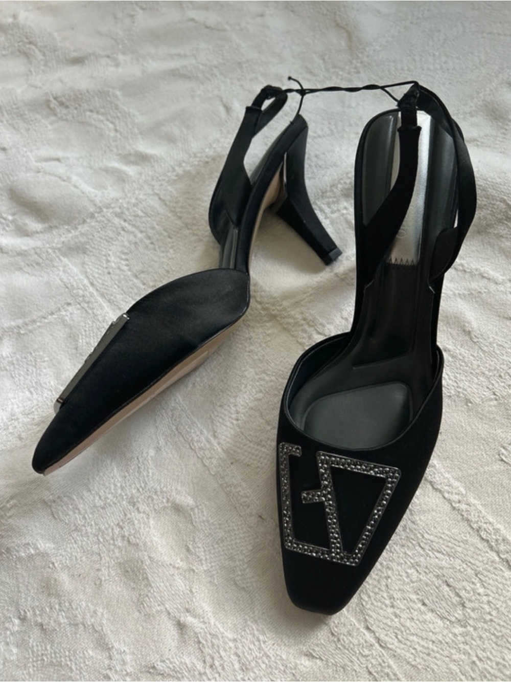 Franco Sarto Satin Pumps
